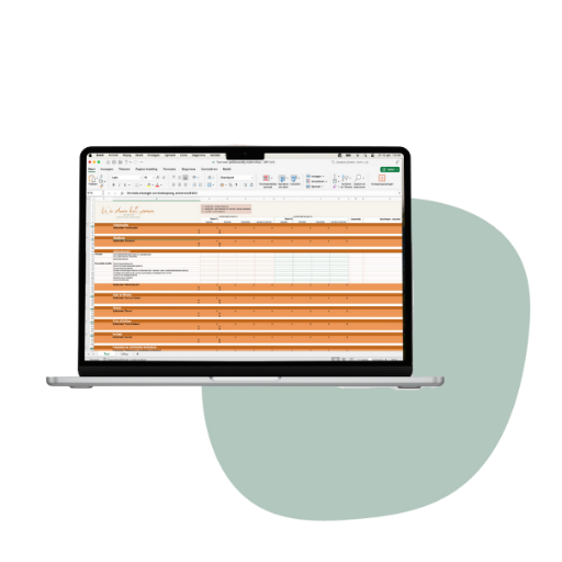 Mock-up Excel tool gelijkwaardig ouderschap